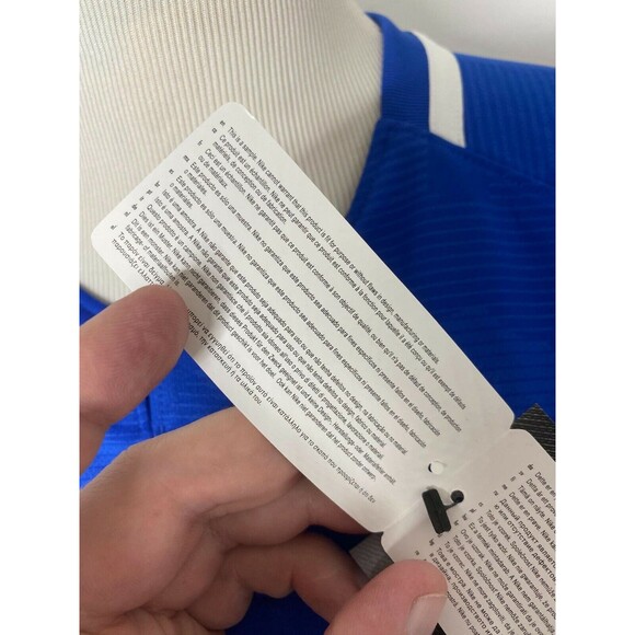 Nike Dri-Fit Women's Shirt Blue Athletic Short Sleeve Soccer Size Medium - Picture 8 of 8